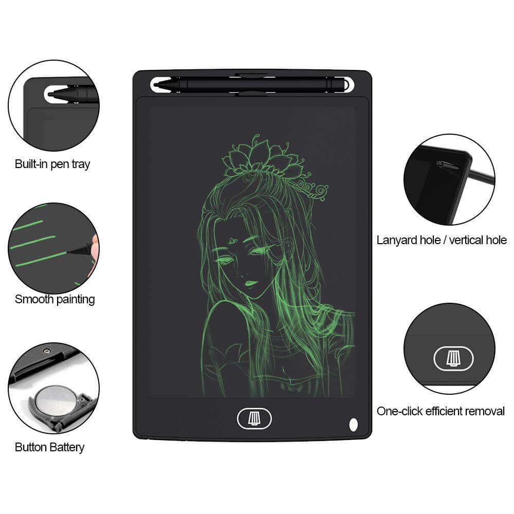 Portable LCD Writing Tablet Ultra-thin Electronic Drawing Board writing pad for children-ZBK1001 - Image 4