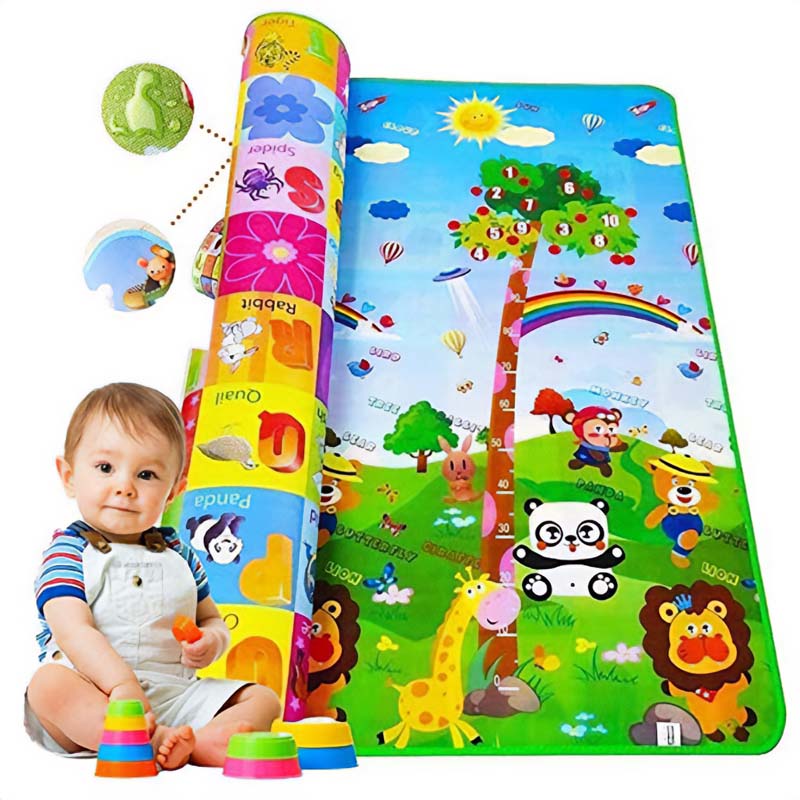 Waterproof Colorful Double-Sided Play and Crawling Kids Mat - ZBK1044 - Image 7