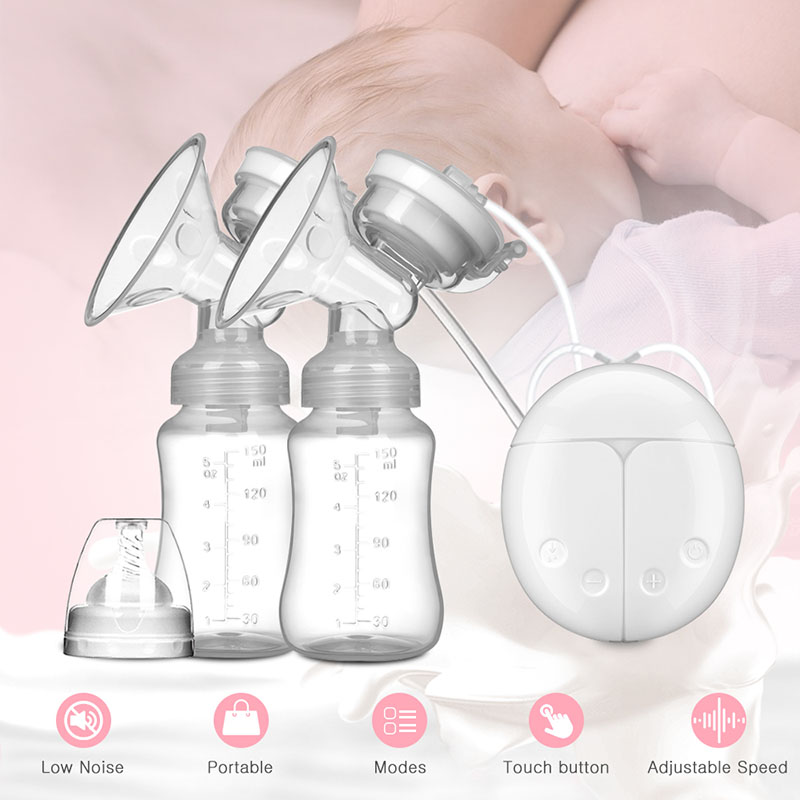 3in1, 4-Level Double Electric Wearable Breast Pump, Expressing, Feeding & Storing - ZBK1017 - Image 3