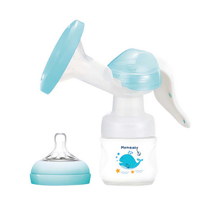 2-in-1 Super Comfortable Manual Massage Breast Pump with a Feeding Bottle - ZBK1016 - Image 2