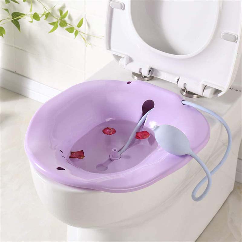Portable Comfortable Sitz Bath Postpartum tub with water Sprayer - ZPM1001 - Image 4