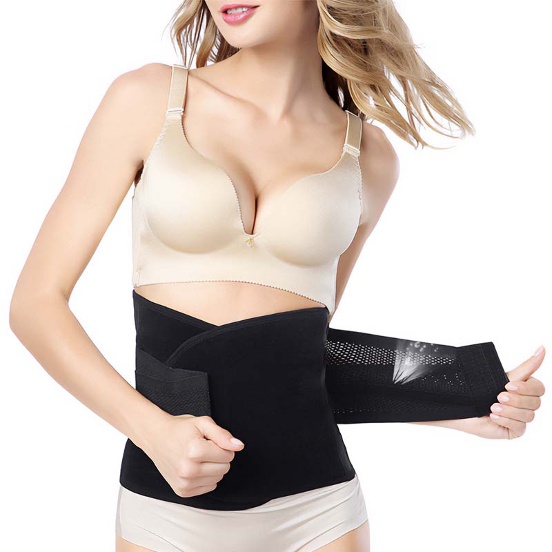 Adjustable Easy to Use Multipurpose Postpartum Fitness Waist Band & Abdominal Binder - ZBK1029 - Image 3