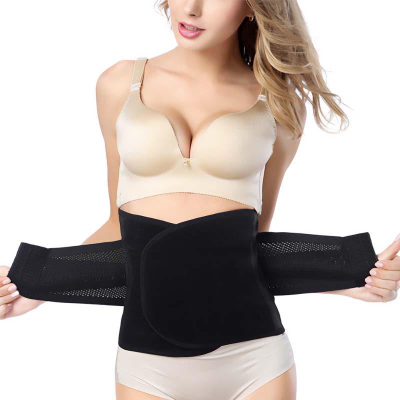 Adjustable Easy to Use Multipurpose Postpartum Fitness Waist Band & Abdominal Binder - ZBK1029 - Image 4