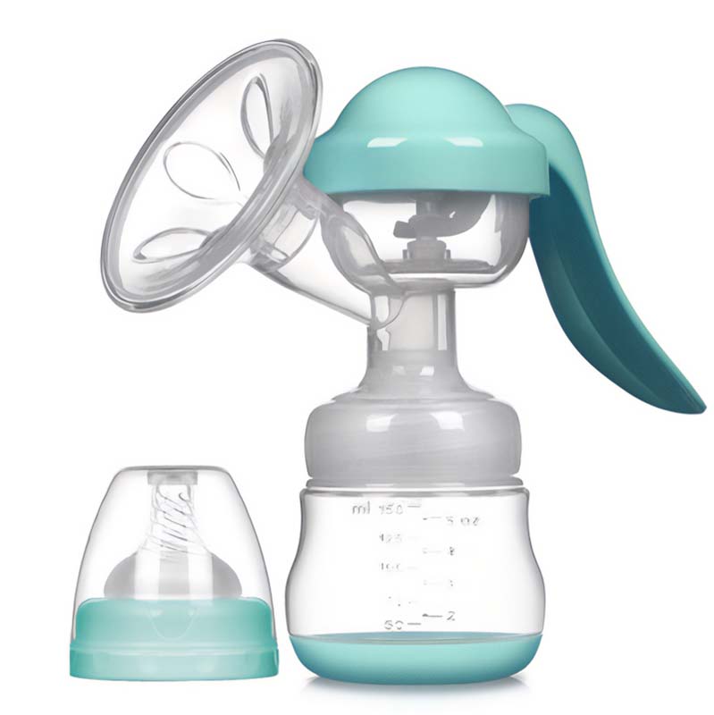 2-in-1 Ultra Comfortable Skin Friendly Manual Massage Breast Pump with Adjustable Suction Levels - ZBK1012 - Image 4