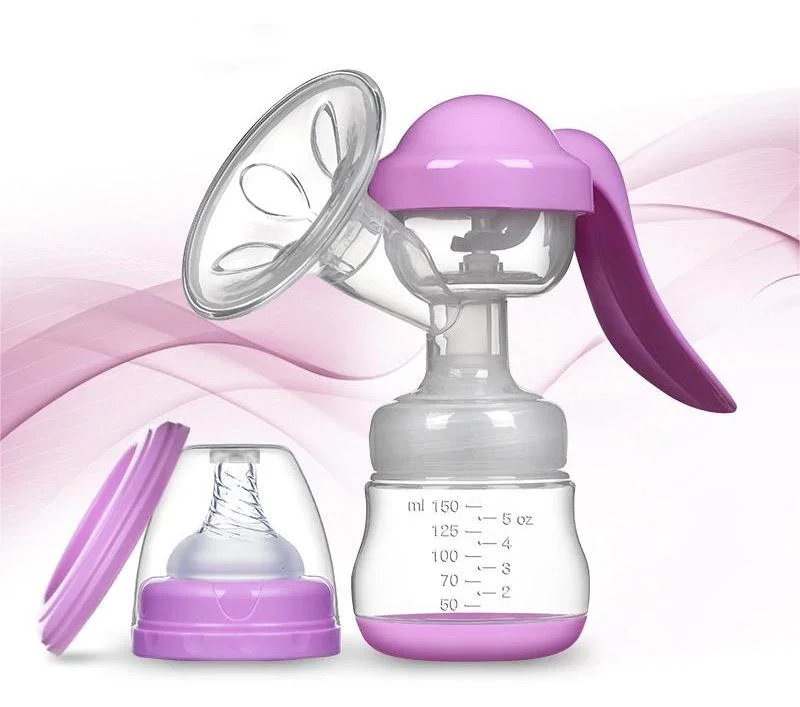 2-in-1 Ultra Comfortable Skin Friendly Manual Massage Breast Pump with Adjustable Suction Levels - ZBK1012 - Image 6
