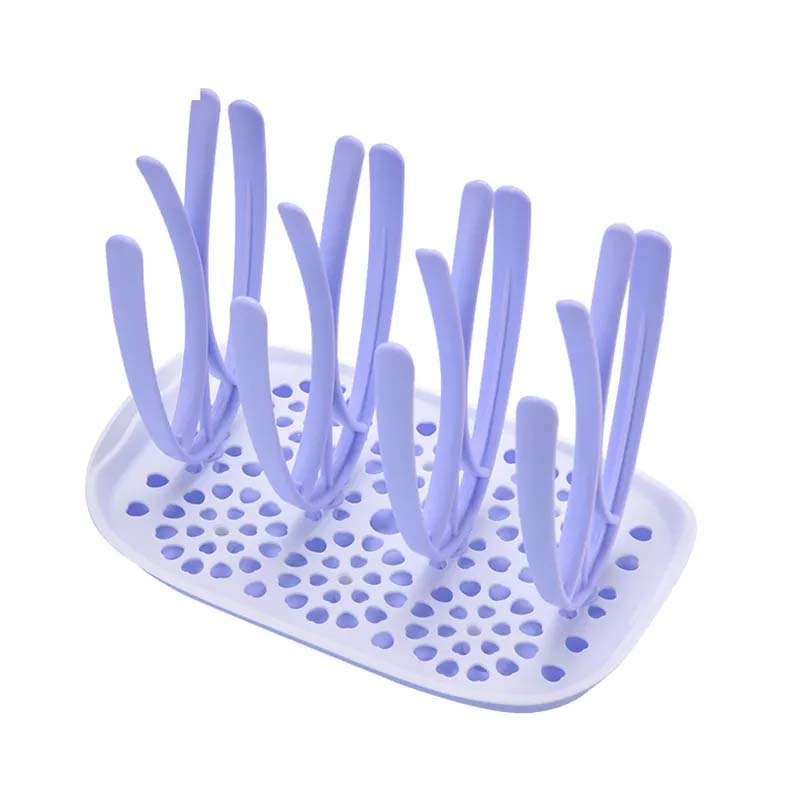 High Quality Plastic Baby Bottle Dry Rack with a Detachable Drip tray - ZBK1014 - Image 2