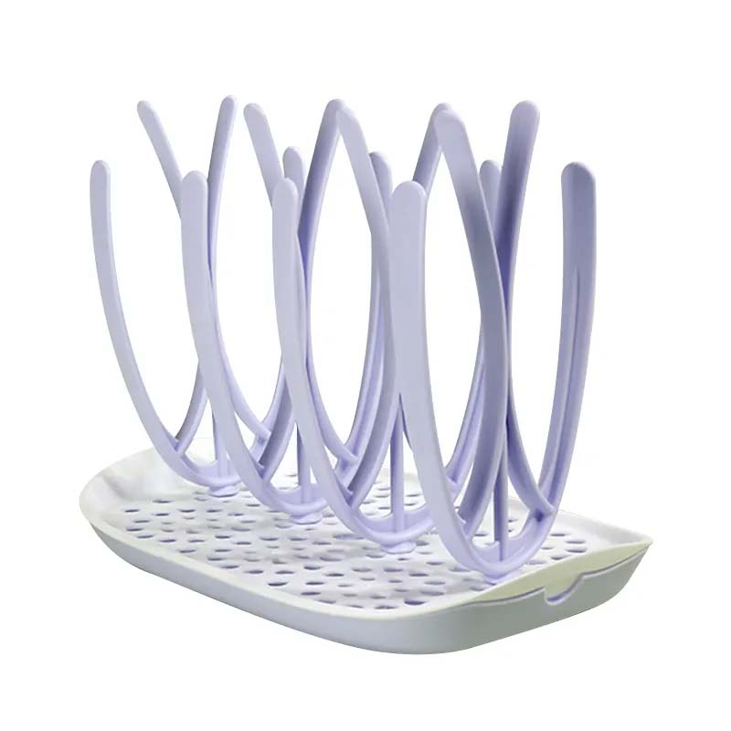 High Quality Plastic Baby Bottle Dry Rack with a Detachable Drip tray - ZBK1014 - Image 3