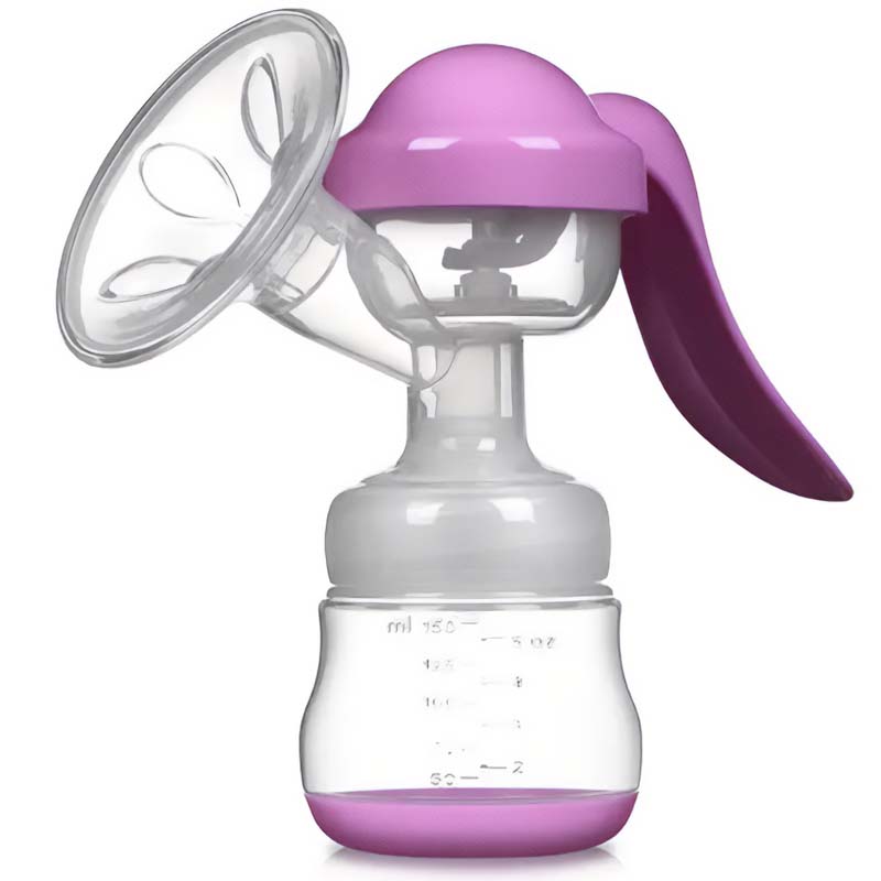 2-in-1 Ultra Comfortable Skin Friendly Manual Massage Breast Pump with Adjustable Suction Levels - ZBK1012 - Image 5
