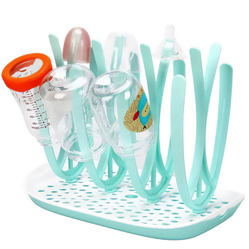 High Quality Plastic Baby Bottle Dry Rack with a Detachable Drip tray - ZBK1014