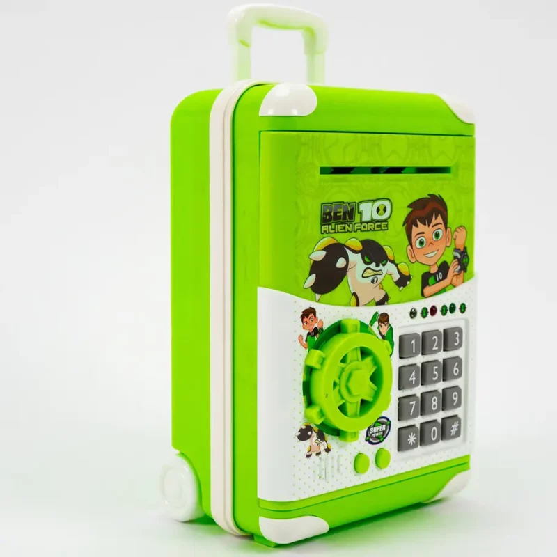 NEW ARRIVAL Durable Colorful Kids Piggy Bank With Personal Pin Protection, Unlocking music & Lights, Cute Cartoon Characters - ZBK1024 - Image 3