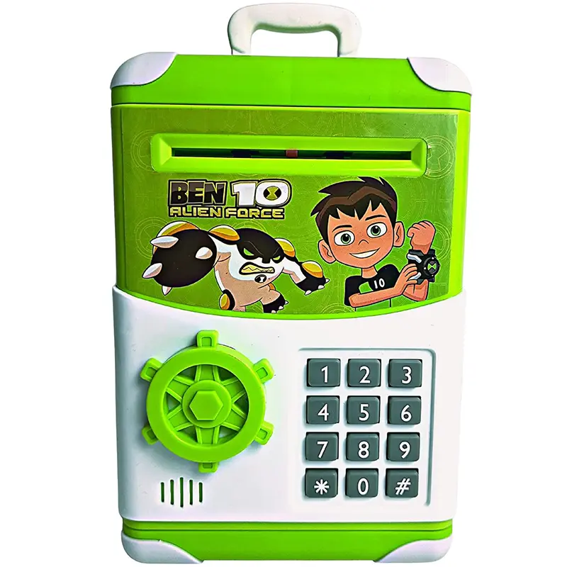 NEW ARRIVAL Durable Colorful Kids Piggy Bank With Personal Pin Protection, Unlocking music & Lights, Cute Cartoon Characters - ZBK1024 - Image 2
