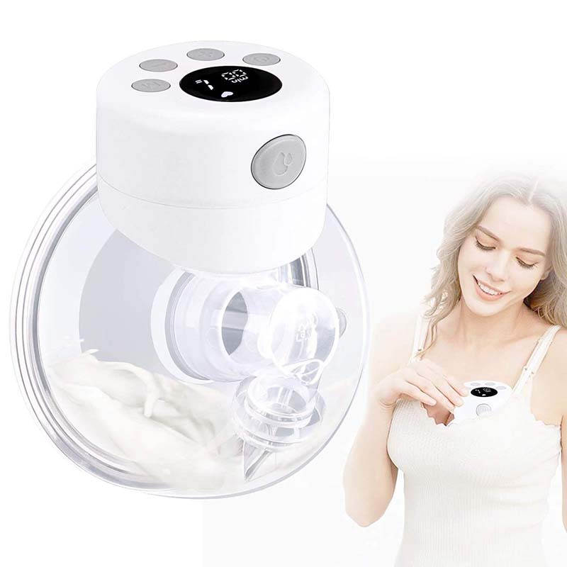 Wearable Breast Pump - Wireless & Rechargeable with Massager, 2 modes and 9 levels, Single and Double - ZBK1031 - Image 4