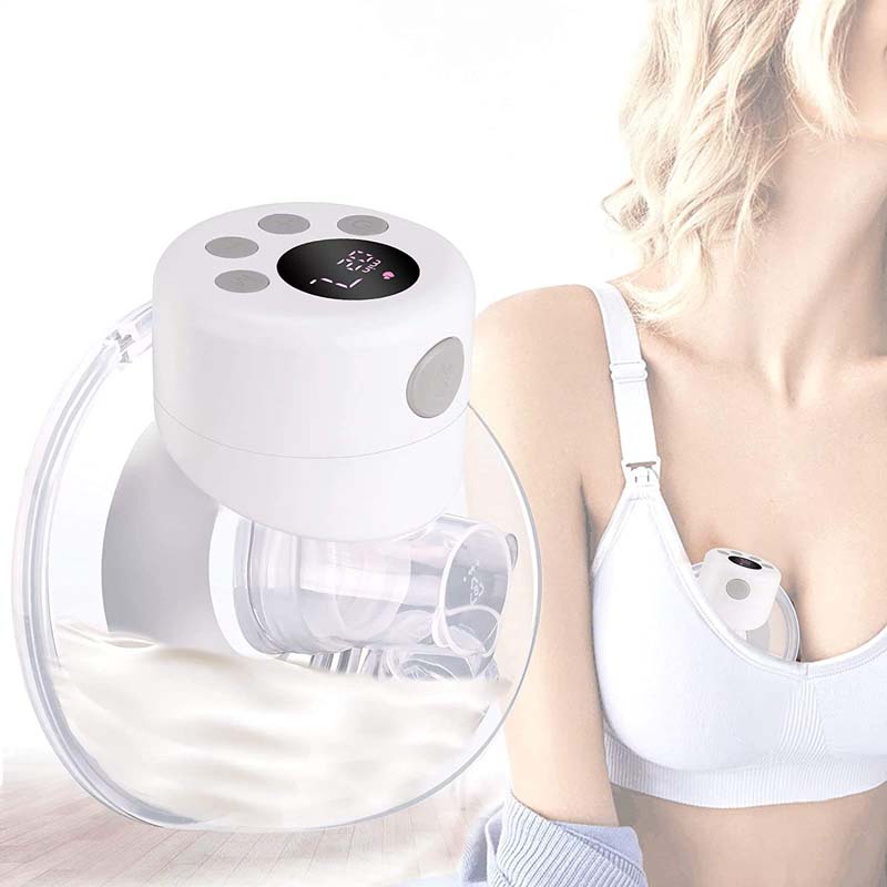 Wearable Breast Pump - Wireless & Rechargeable with Massager, 2 modes and 9 levels, Single and Double - ZBK1031 - Image 3