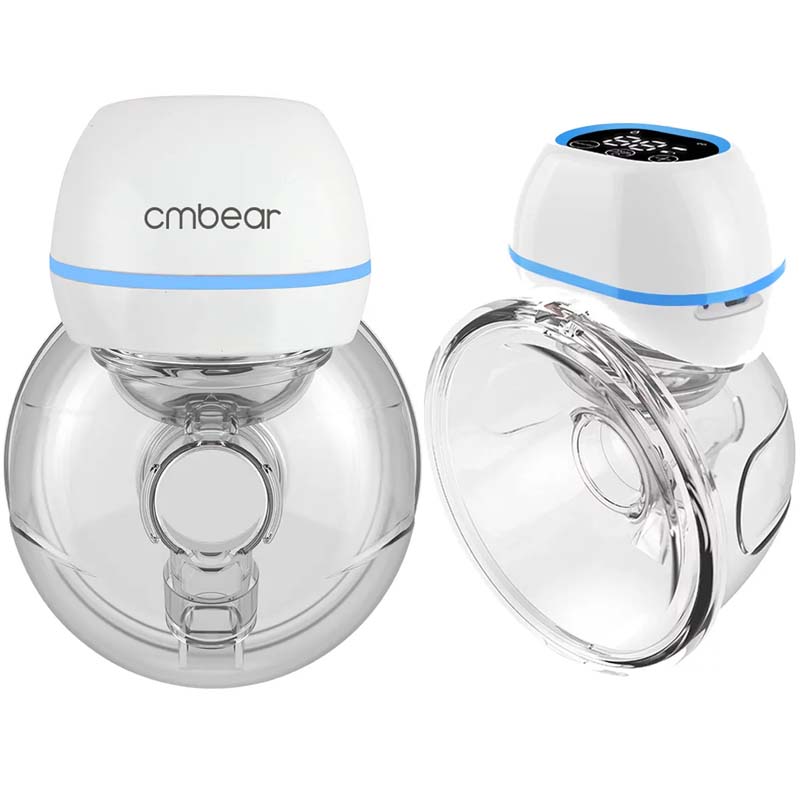 Handsfree Portable Wearable Breast Pump - Wireless & Rechargeable with Massager Mode, 3 modes and 9 levels, Single and Double - ZBK1036 - Image 2