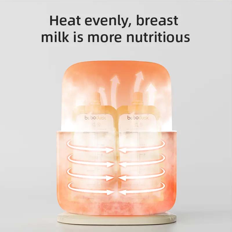 Boboduck Baby Bottle Sterilizer & Warmer - Double Bottle, 4in1 Multifunctional, Automatic, with an LCD display - ZBK1040 - Image 7