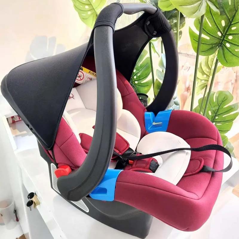Burbay Multifunctional Well-Padded 5-Point-Harness Adjustable Super-Safe Baby Car Seat - Image 8