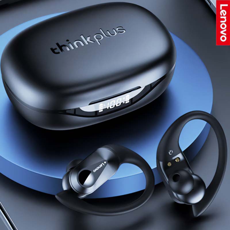 Lenovo LP75 Insane Bass Water-resistantWireless Bluetooth 5.3 Headphones with Noise Reduction Technology- ZPA1010 - Image 2