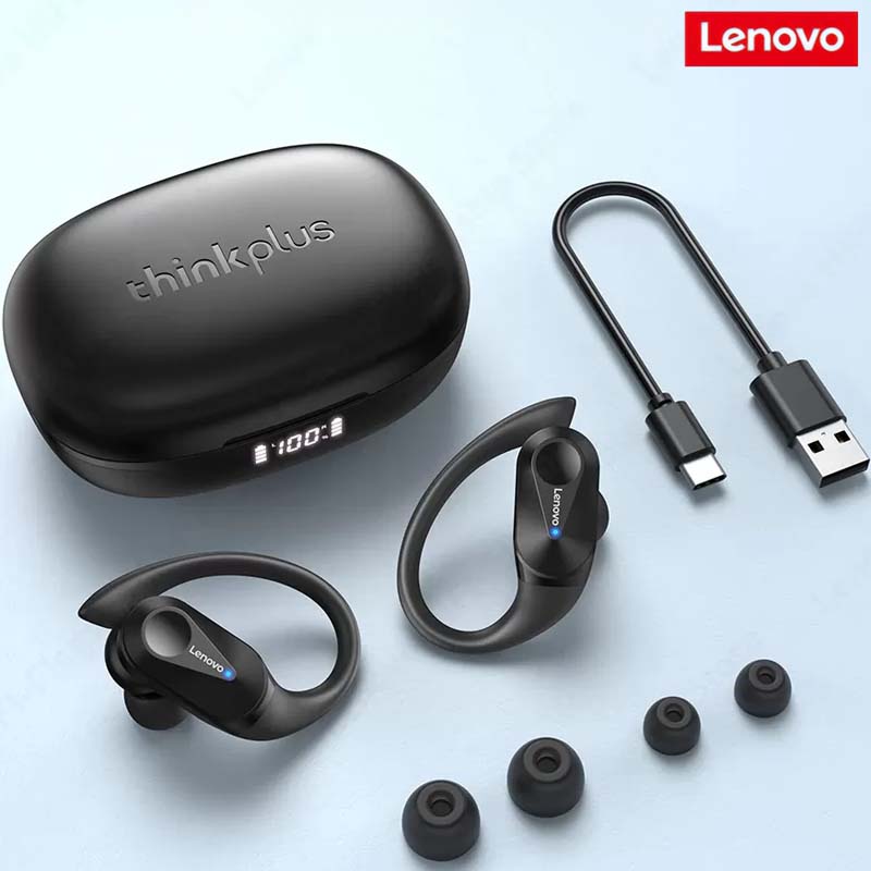 Lenovo LP75 Insane Bass Water-resistantWireless Bluetooth 5.3 Headphones with Noise Reduction Technology- ZPA1010 - Image 3