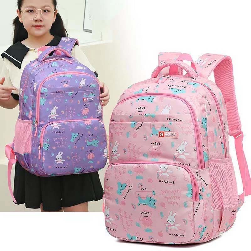Cute Colorful Design High Quality Large Capacity Waterproof Kids School Bag with Multiple Pockets - BP1373
